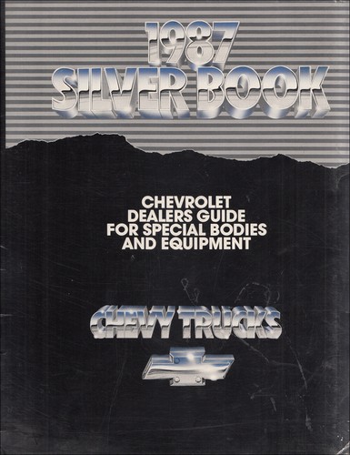 1987 chevy truck silver - truck, book