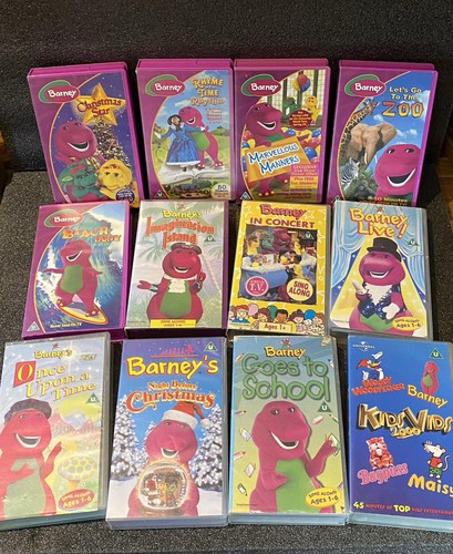 Barney vhs video bundle - barney,