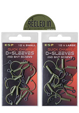 ESP Quick Change D Sleeves and Bait Screws - D rig kickers - Small & Large