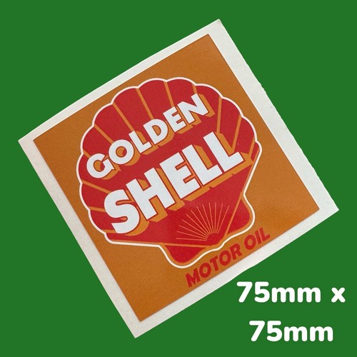Golden shell motor oil vintage - golden,