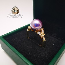 Genuine 10mm Tahitian Violet