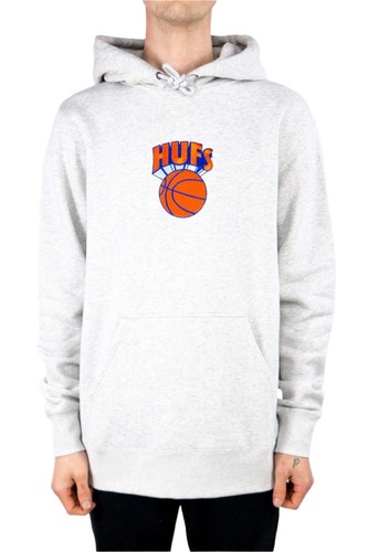 Huf eastern hoodie grey - huf,