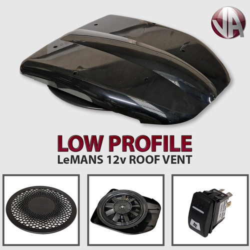 Motorised roof vent fan 12v - vent,