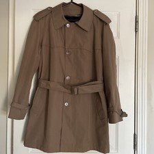 LONDON FOG Men's Brown Lined