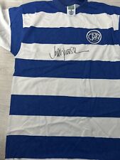 Rodney Marsh Queens Park Rangers  Signed Shirt  Proof AFTAL  Coa