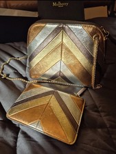 Mulberry Metallic Stripe