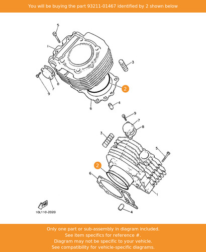 Yamaha ring 93211 01467 oem - yamaha,