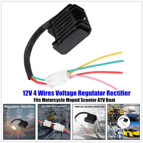 12v universal wire voltage - universal, 4-wire