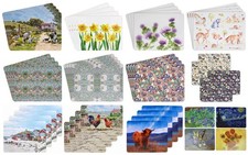 Hardback Laminated Placemats, Set of 4 - Choice of Designs
