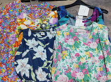 Joblot x New Vintage 5 Fashion Circle Dresses for Girls S,L,XL Cotton & Rayon