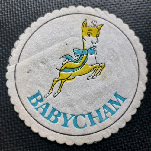 Babycham beer mat - babycham, uk
