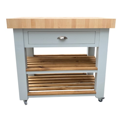 Butchers block island 100cm - block,