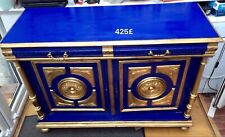 Genuine Antique 1870 carved oak Court Cabinet - original Victorian era hand made