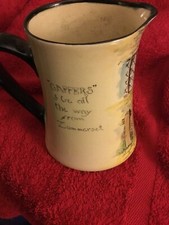 Large Royal Doulton Gaffers Jug Signed Noke. D4210 C 1930. 7.25" high Rare 