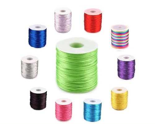 1mm satin silky rattail - 1mm, cord