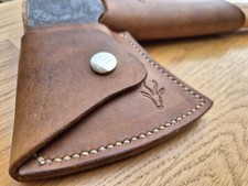 Leather sheath & overstrike