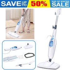 12-in-1 Steam Mop Floor Cleaner Handheld Steamer Carpet Upholstery Window Floor