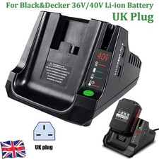 Battery Charger For Black&Decker 36V/40V Li-ion Battery LBXR36 LBXR2036 LBX2040