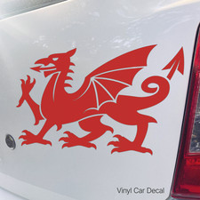 Welsh Dragon Cymru Wales Car