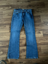 LEVI'S STRAUSS & CO Women 10529 Bootcut Flared Mid Blue  Jeans Size W32 L30