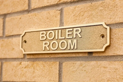 Personalized brass plaque - plaque,