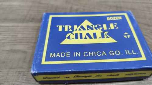 Vintage triangle chalk - vintage,