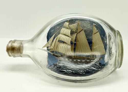 Vintage folk art ship - folk,