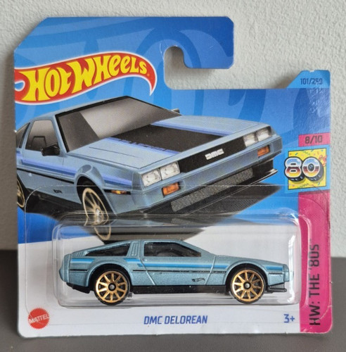 Hot wheels dmc delorean blue - wheels,