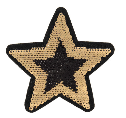 Trimits star flip sequin motif - star,