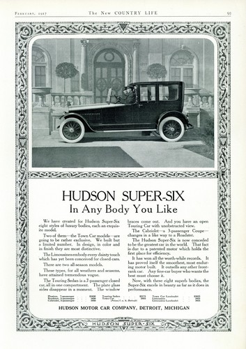1917 hudson super six - 1917,