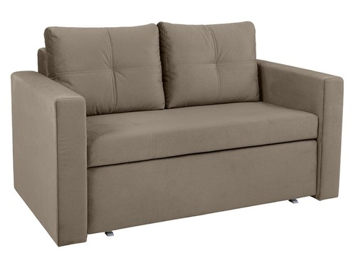 Seater beige sofa - 2, bed