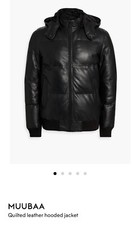 muubaa leather jacket size