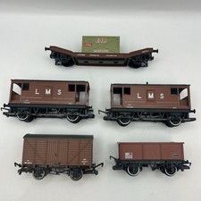Mixed Used Hornby Model Railway OO Gauge Wagons Bundle / Job Lot X5