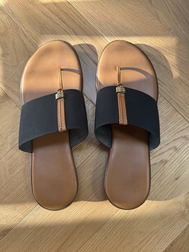 Italian made black elastic - black, toe