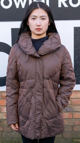 Chocolate down ladies - chocolate, 50%