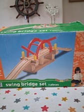 Tescos Wooden Swing Bridge 3 Piece Set In Box