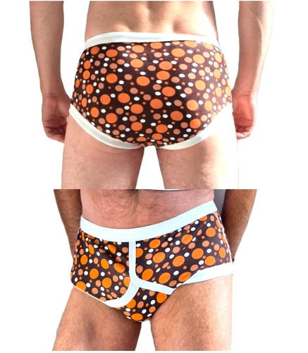 Mens front briefs - mens, retro