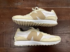 WOMENS NEW BALANCE 327 CREAM+BEIGE TRAINERS SIZE UK 5.5, EU 38.5 VGC
