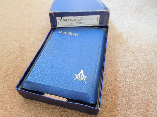 Vintage masonic bible oxford - vintage,