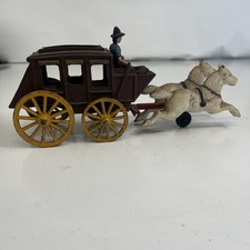 Vintage Cast Iron Horse Drawn
