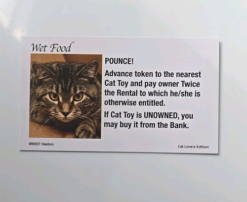 Cat monopoly pounce advance - monopoly,