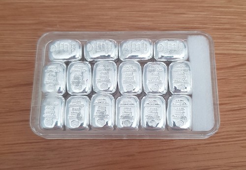 8oz poured silver bars 999 - poured,