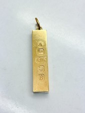 9ct Yellow Solid Gold Ingot