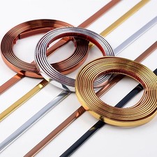 Waterproof Edge Banding Strip PVC Gold Tape Gap Sticker  Background Wall