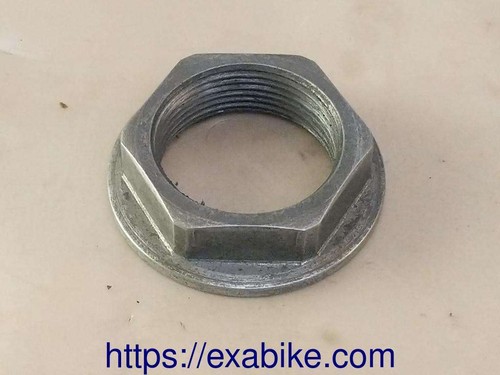 Rear wheel axle nut - nut, for
