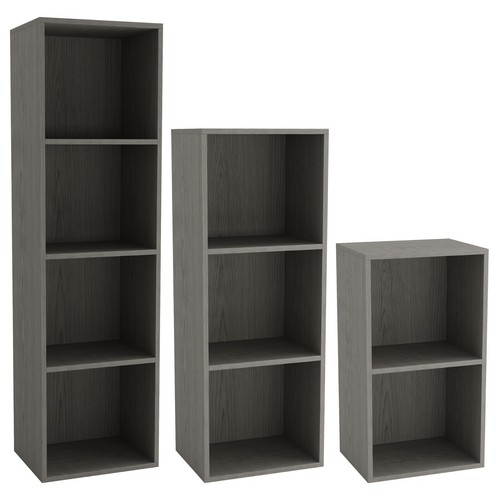 4 tier wooden bookcase - 3, or