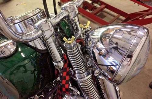 Brass wings harley springer - wings,