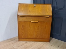 Vintage S- Form  Mid Century Teak Bureau By Sutcliffe Of Todmorden 