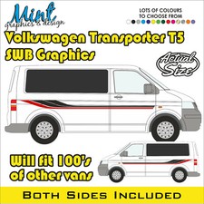 T5 SWB VW Transporter Camper Motorhome Decals Stickers Van Graphics NO P&P 058