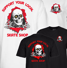 POWELL PERALTA Skateboard Tee Shirt - Support Ripper - BONES BRIGADE T-Shirt